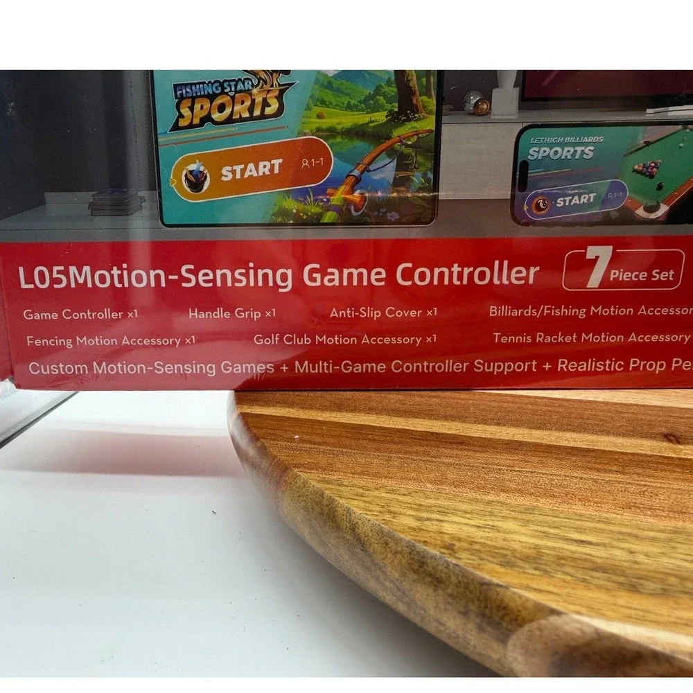 L05 Motion-Sensing Game Controller 7 Piece Set Sports Accessories Bundle